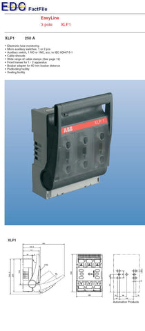 XLP-1 DIN1 Fuse Disconnector 1SEP101891R0002