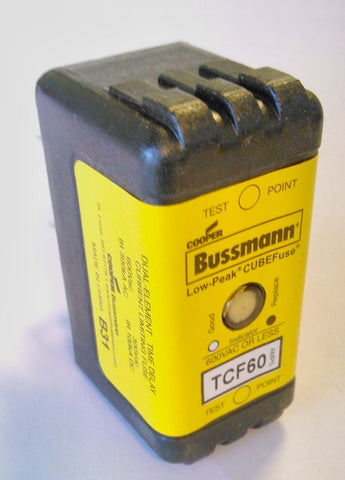 TCF60 BUSSMANN TIME DELAY CUBE FUSE 60amp