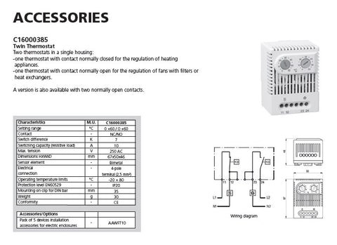 TEXA DUAL THERMOSTAT